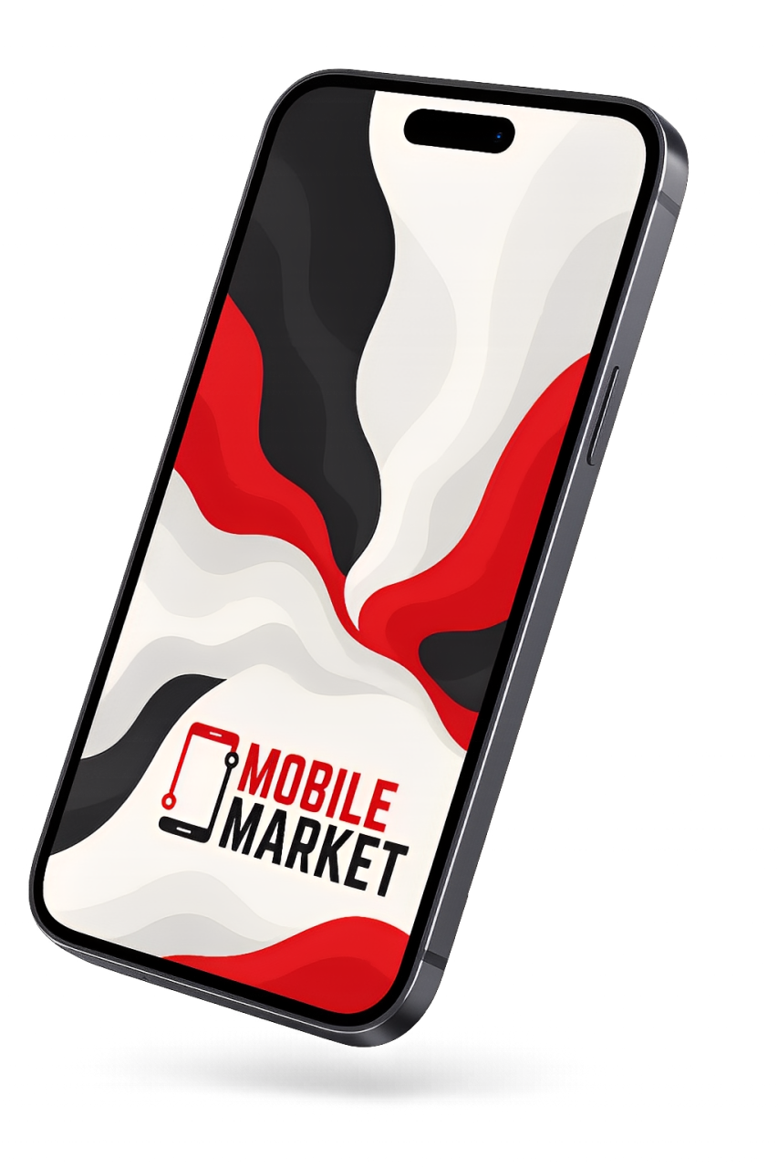 Happy customer holding a phone